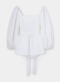 Load image into Gallery viewer, Laagam - Cecile  Longsleeve Top White
