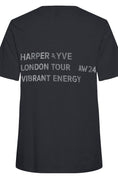 Load image into Gallery viewer, Harper & Yve - Vibrant Energy T-shirt Zwart
