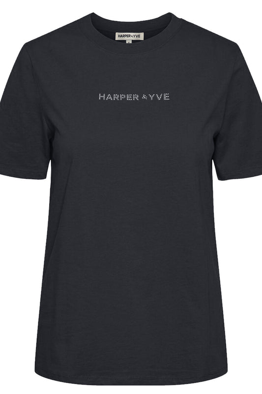 Harper & Yve - Vibrant Energy T-shirt Zwart