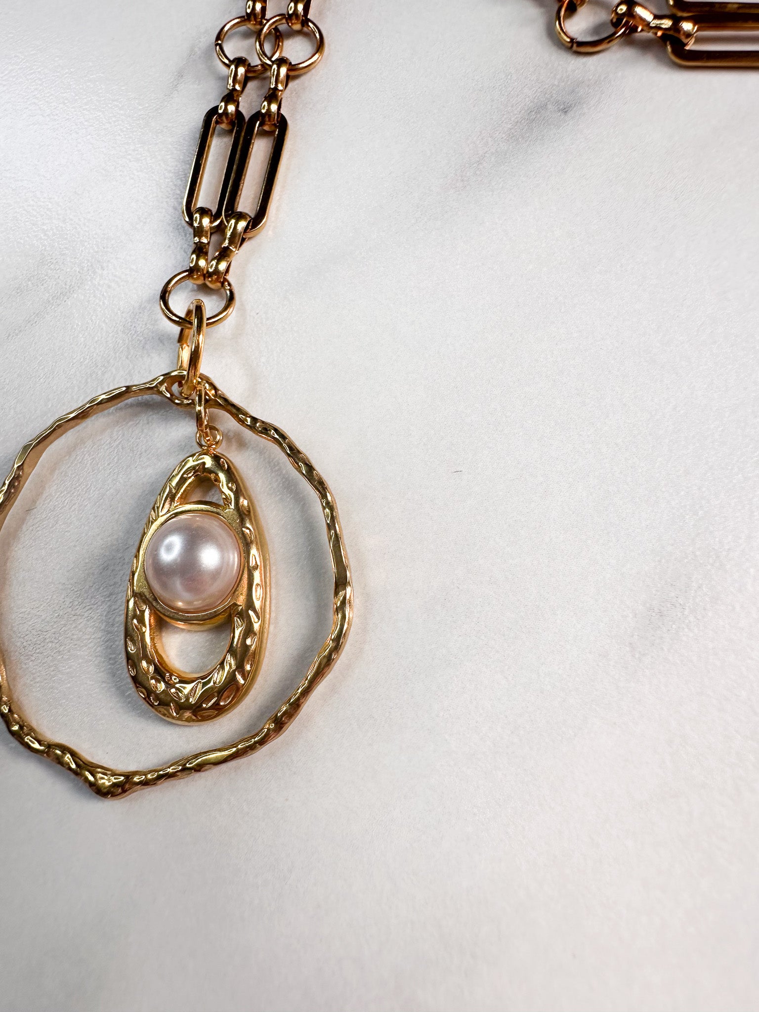 LACHA STUDIO Exclusives - ketting Halo Pearl