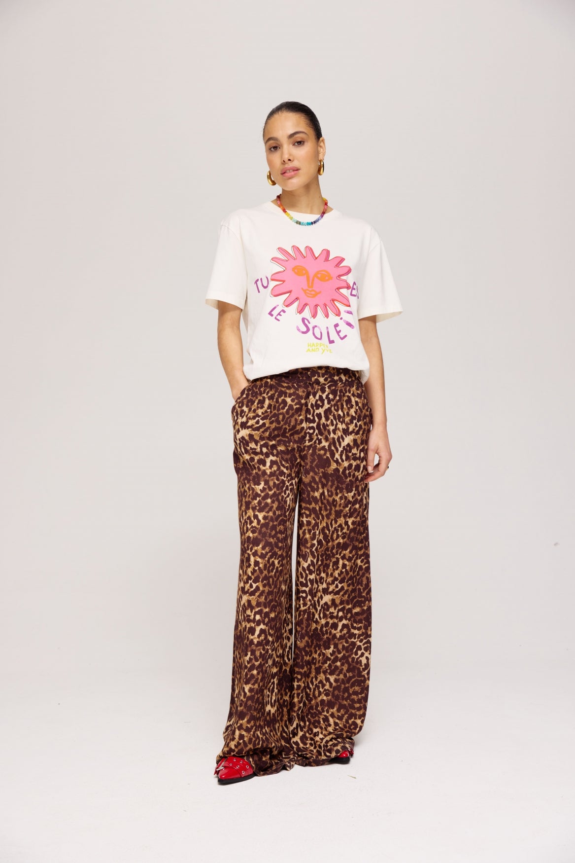 Harper & Yve Le Soleil Tshirt wit