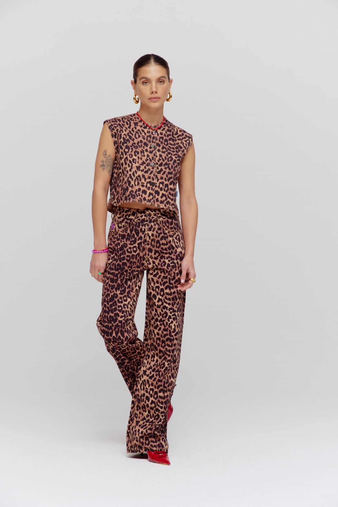Harper & Yve Gilly Gilet Luipaard