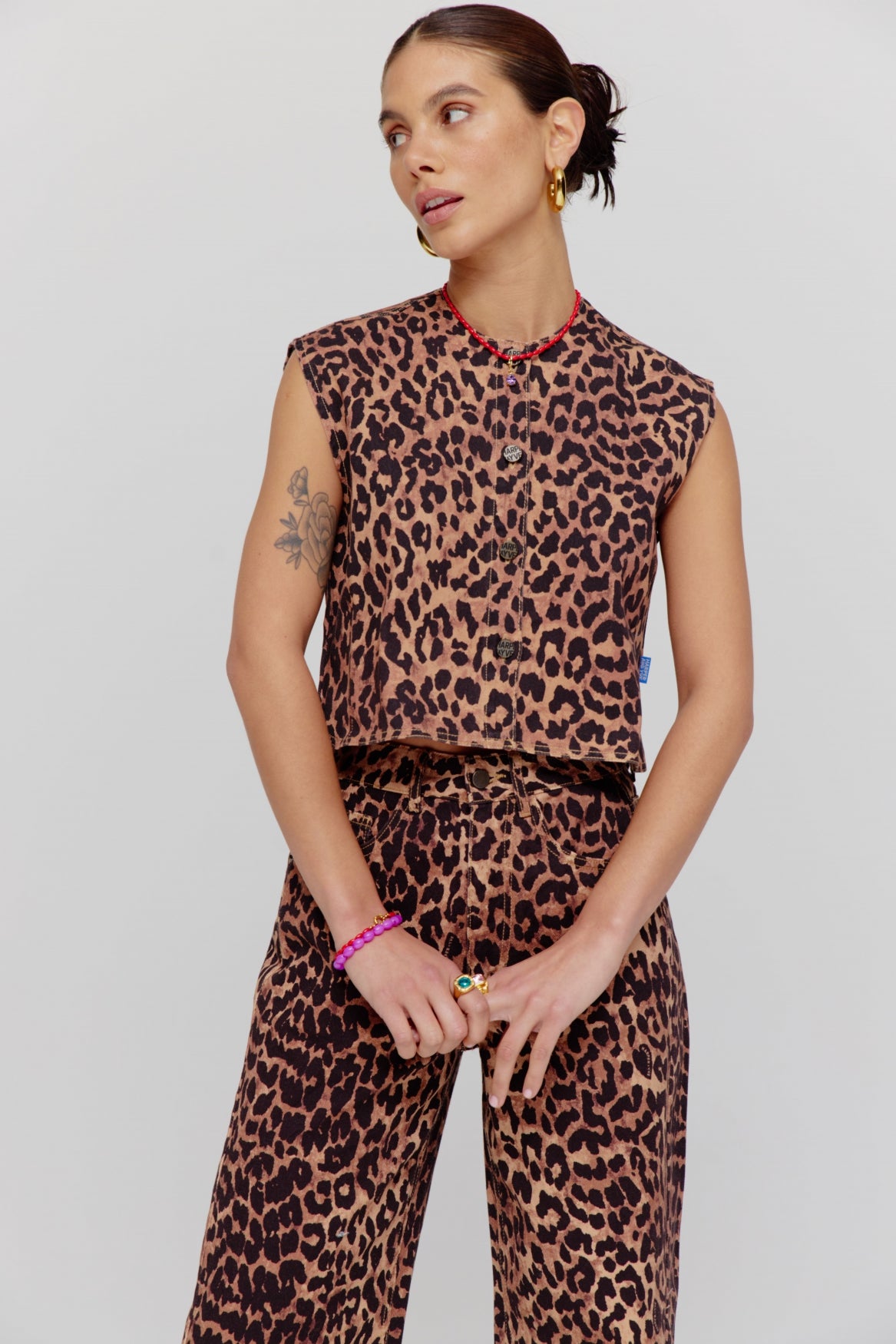 Harper & Yve Gilly Gilet Luipaard