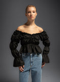 Load image into Gallery viewer, Laagam - Sadie Top Black
