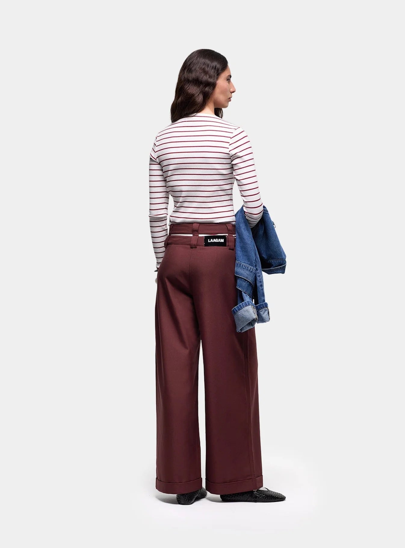 Laagam Emory Rood Gestreept Longsleeve