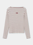 Load image into Gallery viewer, Laagam Emory Rood Gestreept Longsleeve

