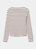 Load image into Gallery viewer, Laagam Emory Rood Gestreept Longsleeve
