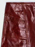 Load image into Gallery viewer, Laagam - Frankie Faux Leather Burgundy Rok
