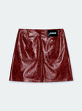 Load image into Gallery viewer, Laagam - Frankie Faux Leather Burgundy Rok
