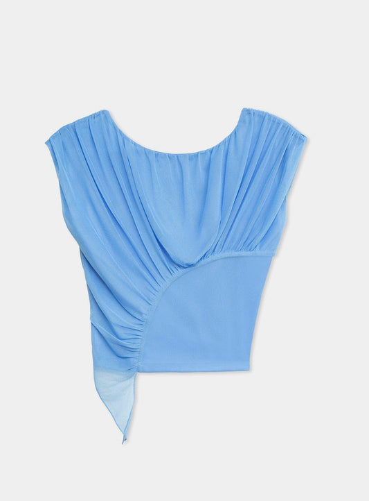 Laagam - Gemini Top Blauw