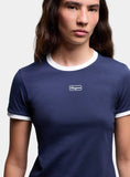 Load image into Gallery viewer, Laagam Hera Navy Logo T-Shirt
