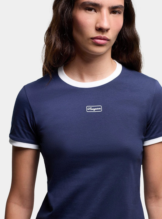 Laagam Hera Navy Logo T-Shirt