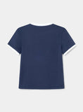 Load image into Gallery viewer, Laagam Hera Navy Logo T-Shirt
