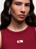 Load image into Gallery viewer, Laagam Logo Tank Top Burgundy
