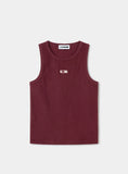 Load image into Gallery viewer, Laagam Logo Tank Top Burgundy
