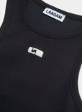 Load image into Gallery viewer, Laagam Logo Tank Top Zwart
