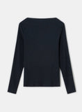Load image into Gallery viewer, Laagam Emory Longsleeve Zwart - Mouwen vallen strak
