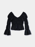 Load image into Gallery viewer, Laagam - Sadie Top Black
