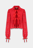 Load image into Gallery viewer, Harper and Yve Maral Kanten Blouse rood

