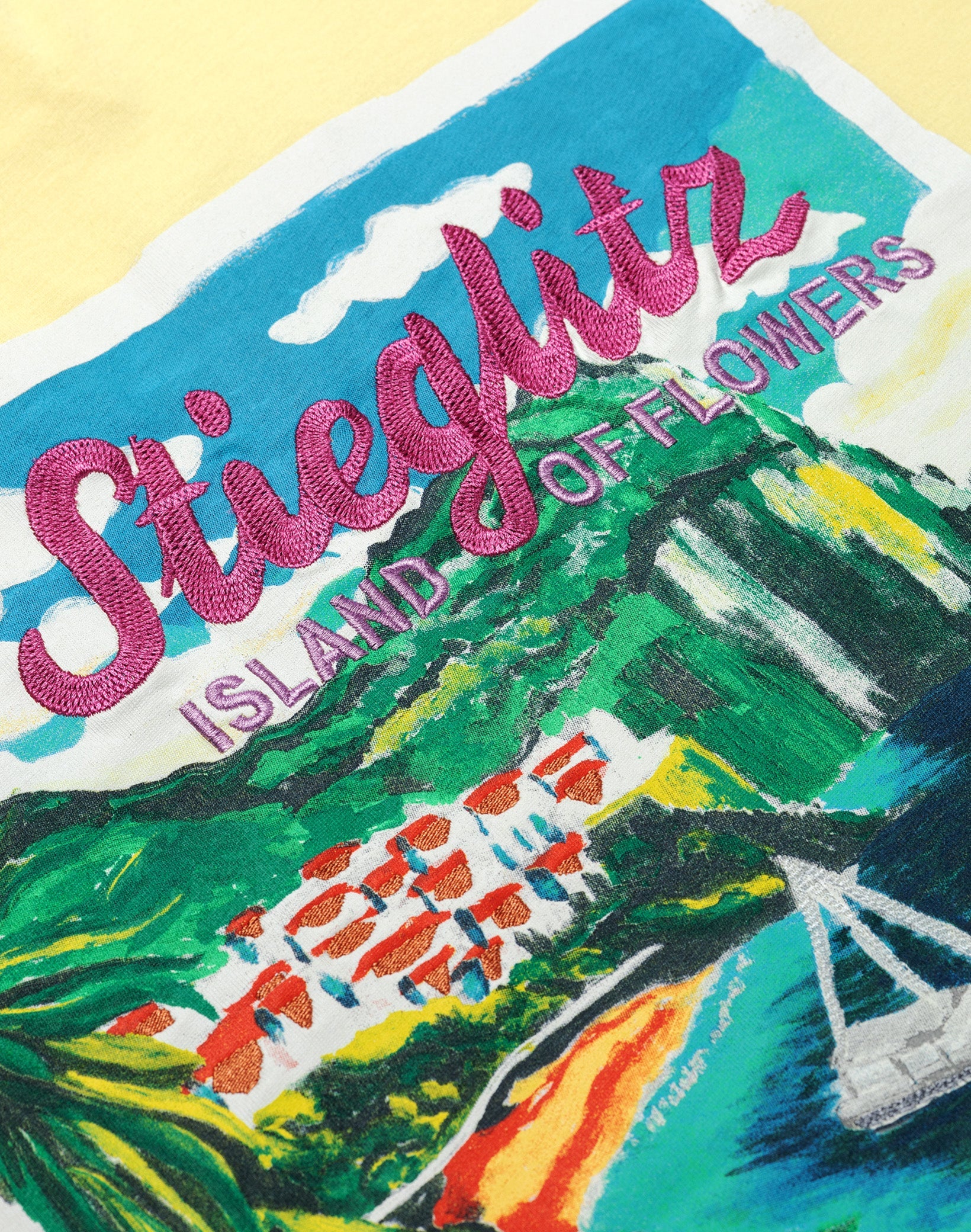 Stieglitz Heloisa Tshirt Geel - Super oversized