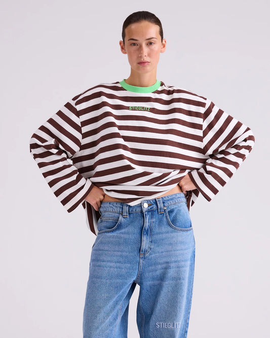 STIEGLITZ JANITA SKATE LONGSLEEVE - Oversized lange mouwen t-shirt