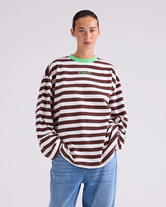 STIEGLITZ JANITA SKATE LONGSLEEVE - Oversized lange mouwen t-shirt