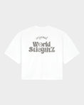 Load image into Gallery viewer, Stieglitz World of Stieg Boxy T-shirt - Oversized met rhinestones
