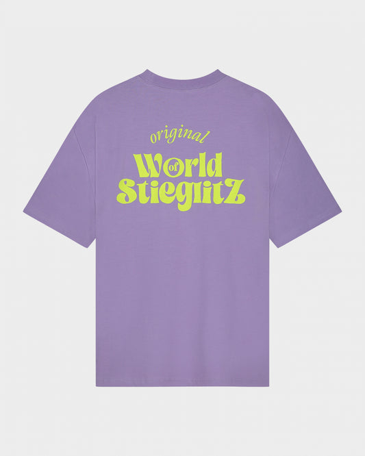 Stieglitz World of Stieg T-shirt Paars