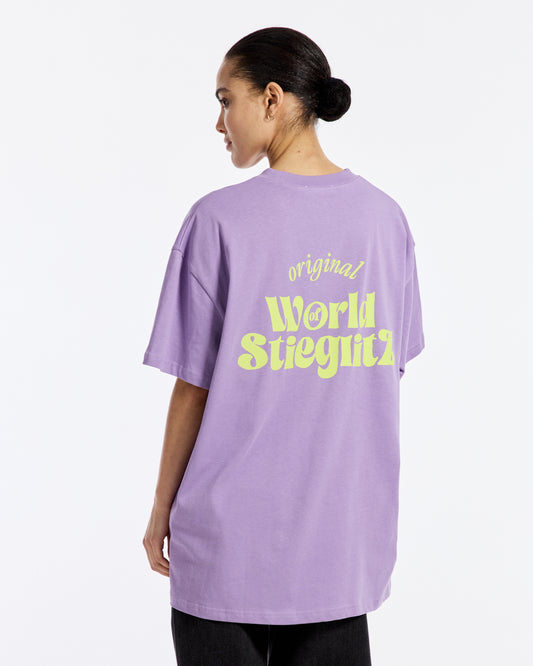 Stieglitz World of Stieg T-shirt Paars