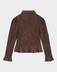 Load image into Gallery viewer, Stieglitz Andrea Smock Blouse Bruin - Valt iets ruimer
