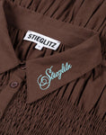 Load image into Gallery viewer, Stieglitz Andrea Smock Blouse Bruin - Valt iets ruimer
