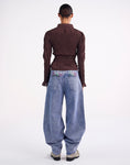 Load image into Gallery viewer, Stieglitz Andrea Smock Blouse Bruin - Valt iets ruimer
