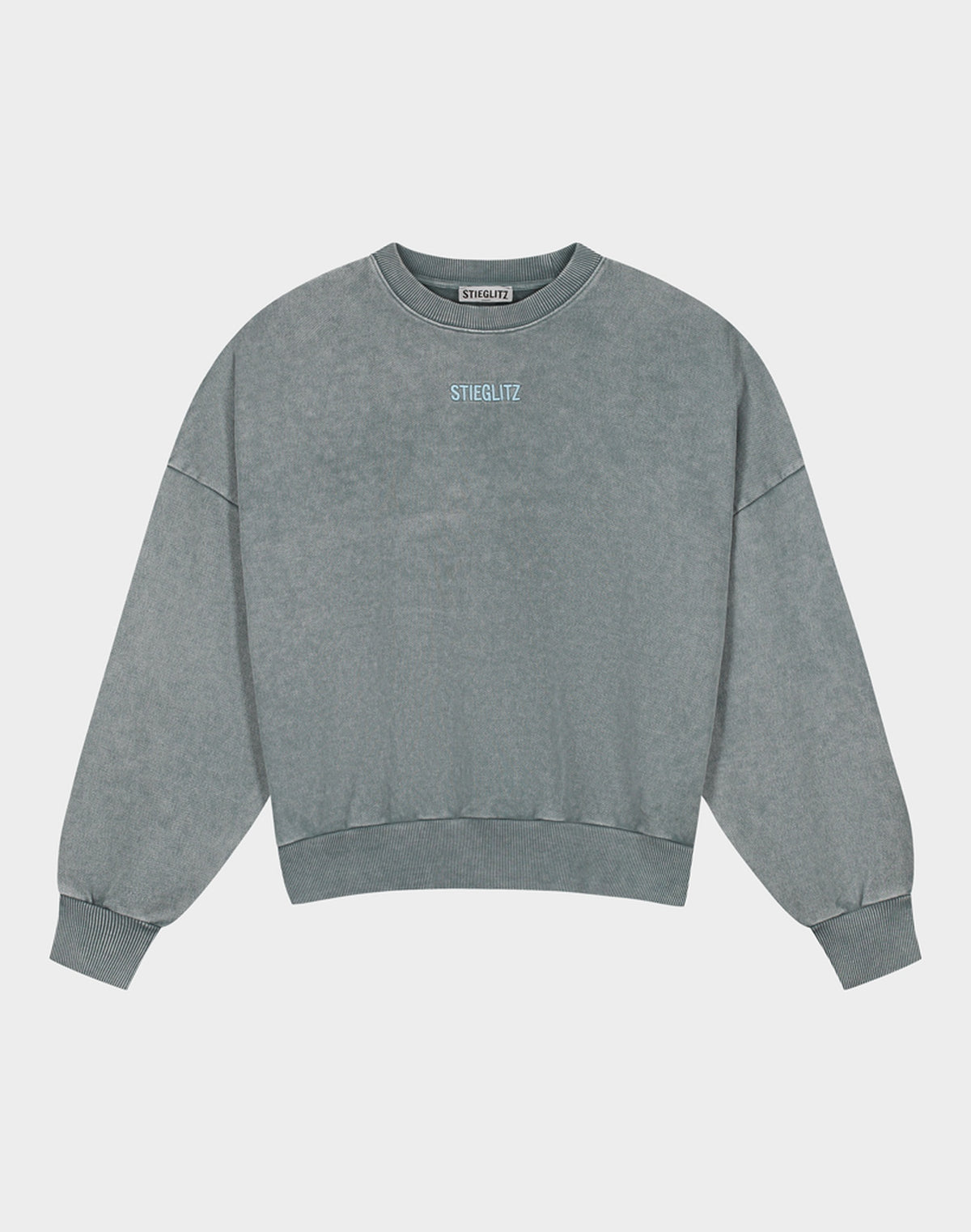 Stieglitz Basic Worn Out Sweater Oversized - Grijs