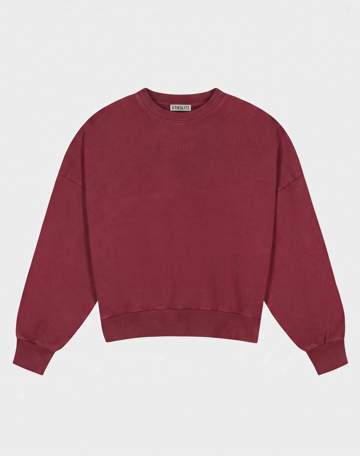 Stieglitz Basic Worn Out Sweater Oversized - Rood