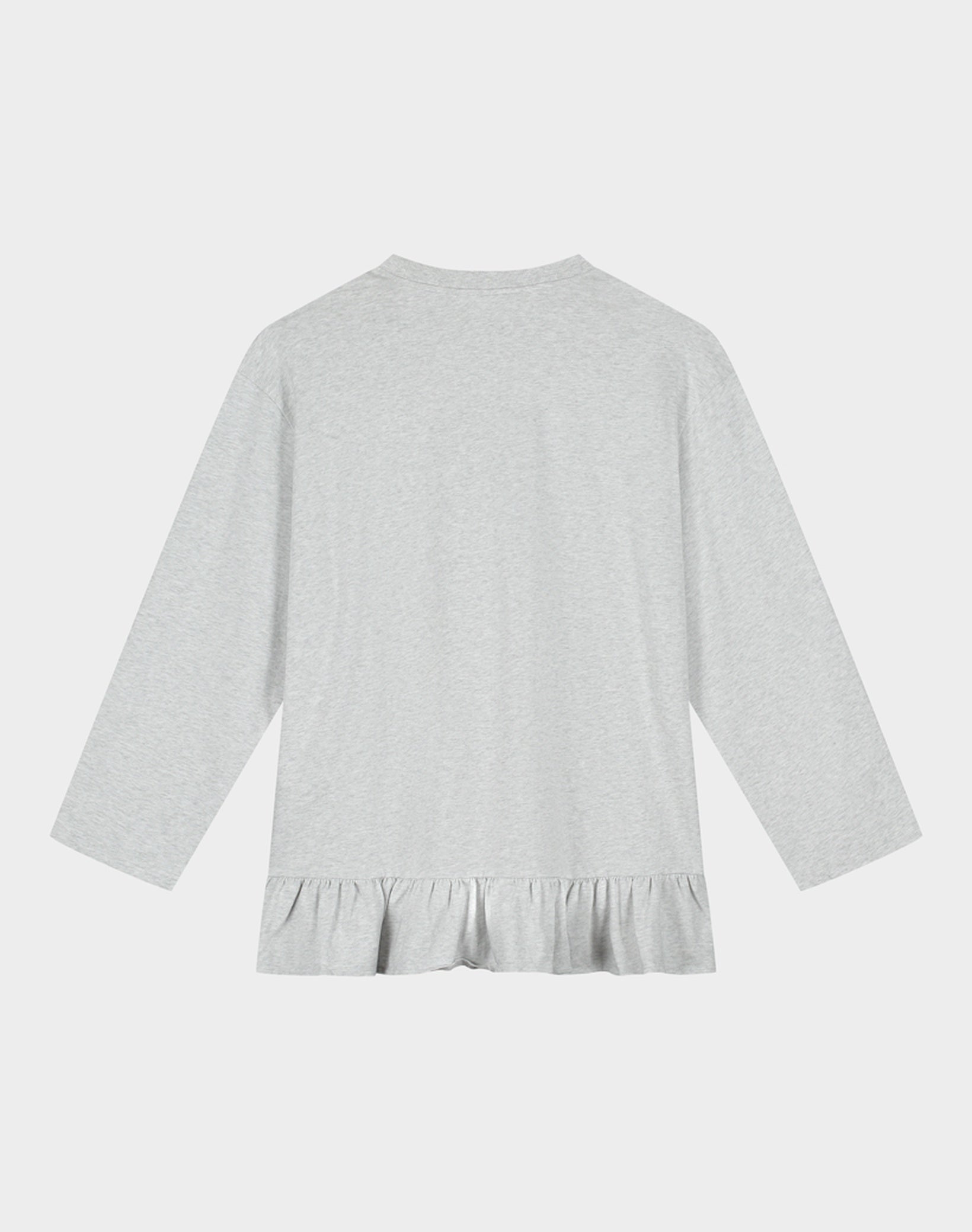Stieglitz Brisa Skate Longsleeve met Ruffle - Grijs - Valt heel groot