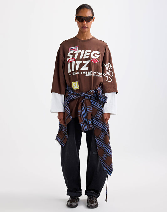 Stieglitz Daria Skate Double Longsleeve Bruin