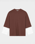Load image into Gallery viewer, PRE ORDER - 
Stieglitz Daria Skate Double Longsleeve Bruin - Valt heel groot
