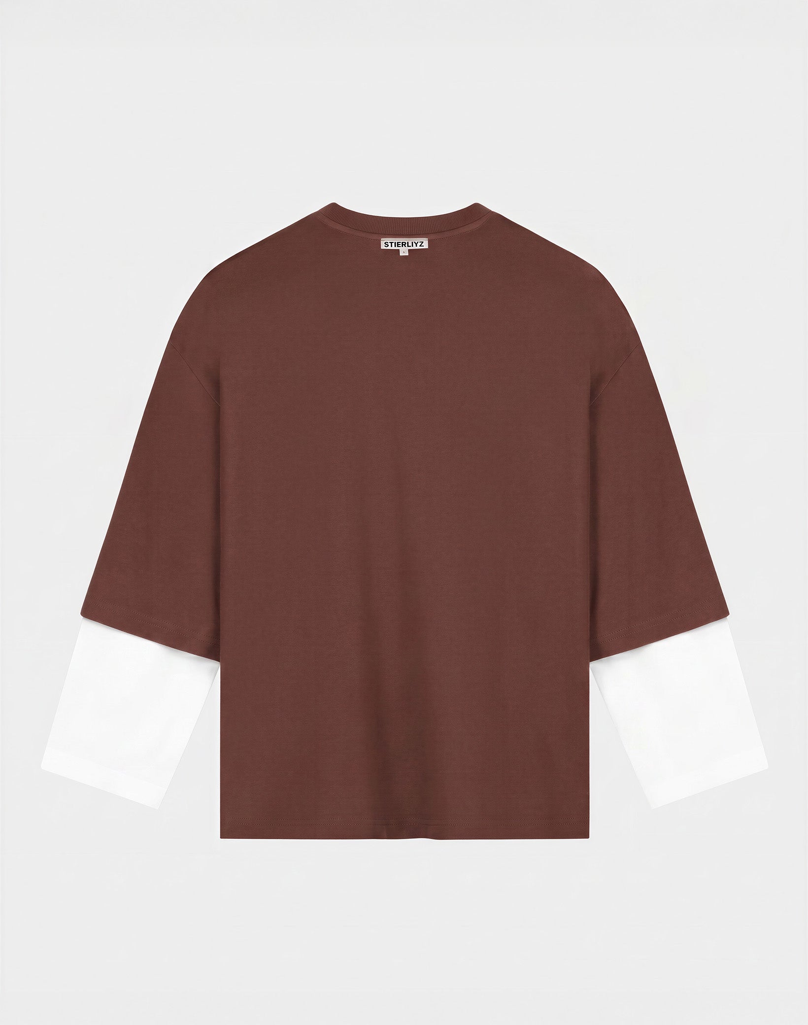 PRE ORDER - 
Stieglitz Daria Skate Double Longsleeve Bruin - Valt heel groot