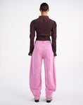 Load image into Gallery viewer, Stieglitz - Mimi Rib Broek - Barrel fit Roze - Valt Groot
