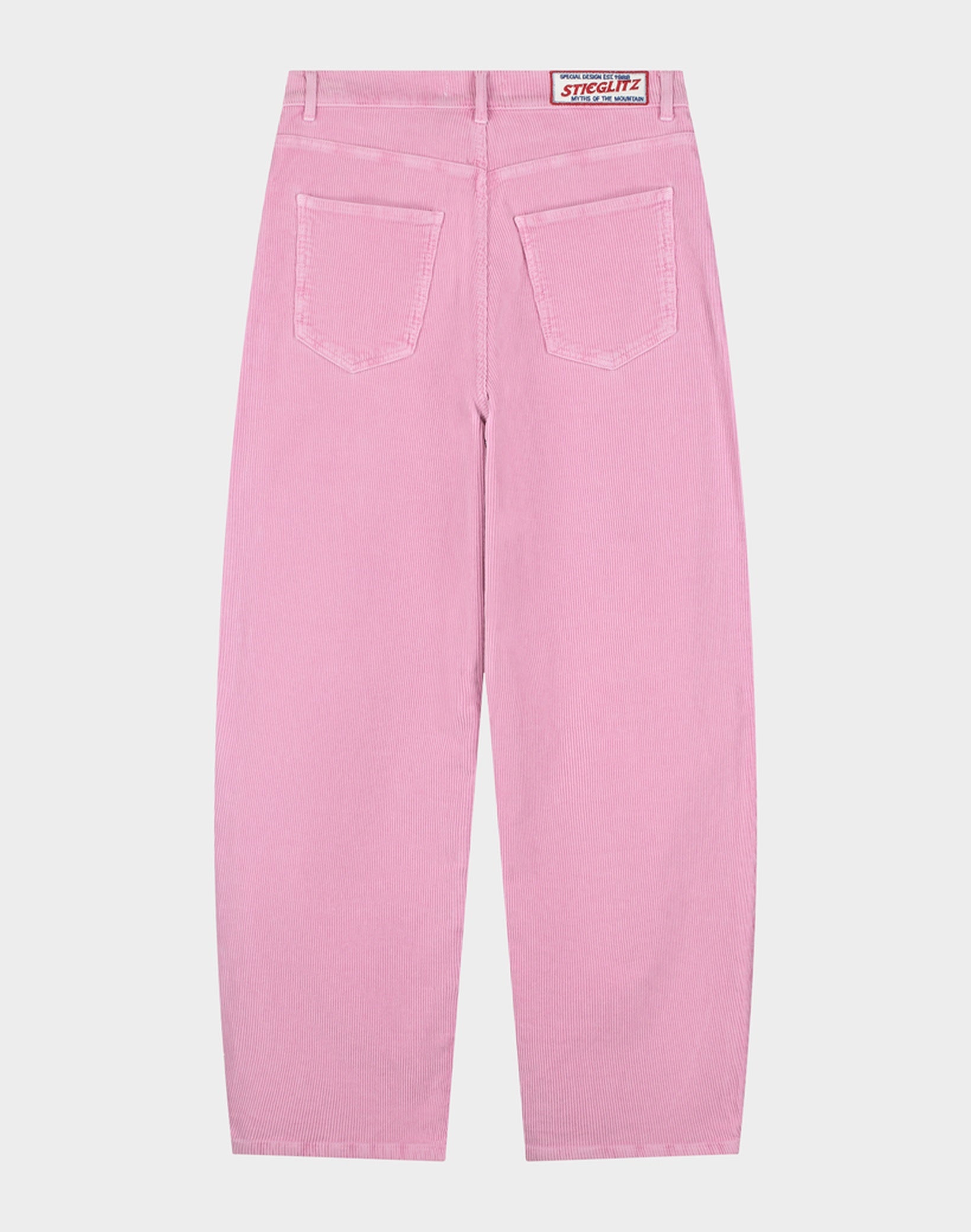 Stieglitz - Mimi Rib Broek - Barrel fit Roze - Valt Groot