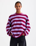 Load image into Gallery viewer, Stieglitz Sellie Terry Skate Longsleeve Roze/ Paars - Valt heel ruim
