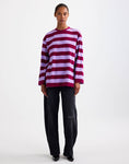 Load image into Gallery viewer, Stieglitz Sellie Terry Skate Longsleeve Roze/ Paars - Valt heel ruim

