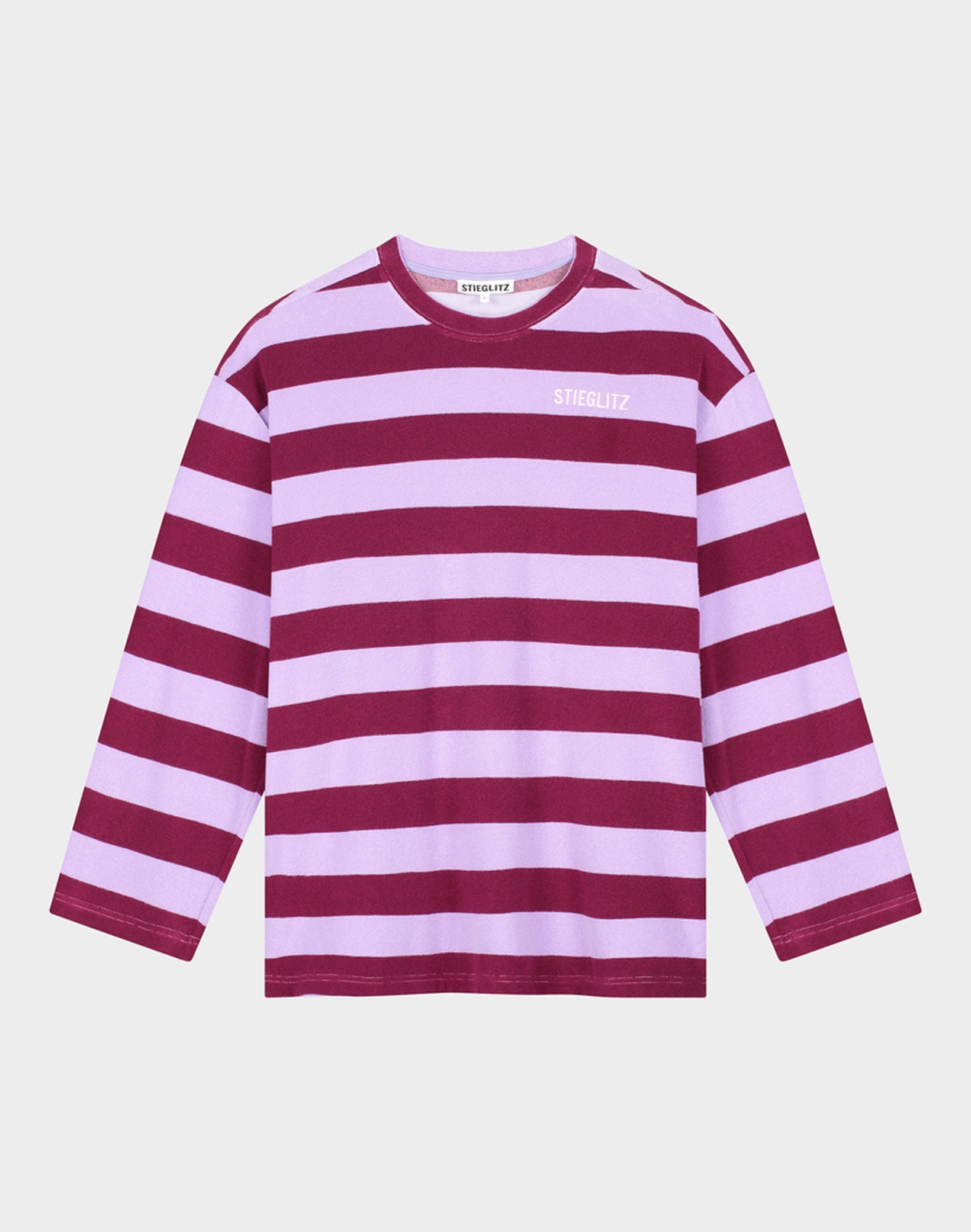 Stieglitz Sellie Terry Skate Longsleeve Roze/ Paars - Valt heel ruim