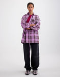 Load image into Gallery viewer, PRE ORDER - 
Stieglitz Zita Wrap Geruite Blouse Roze - Valt groot
