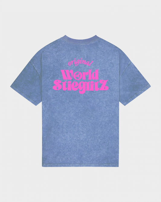 Stieglitz - World of Stieg T-Shirt – Blauw