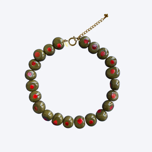 Babs The Label - Olive Branch Necklace