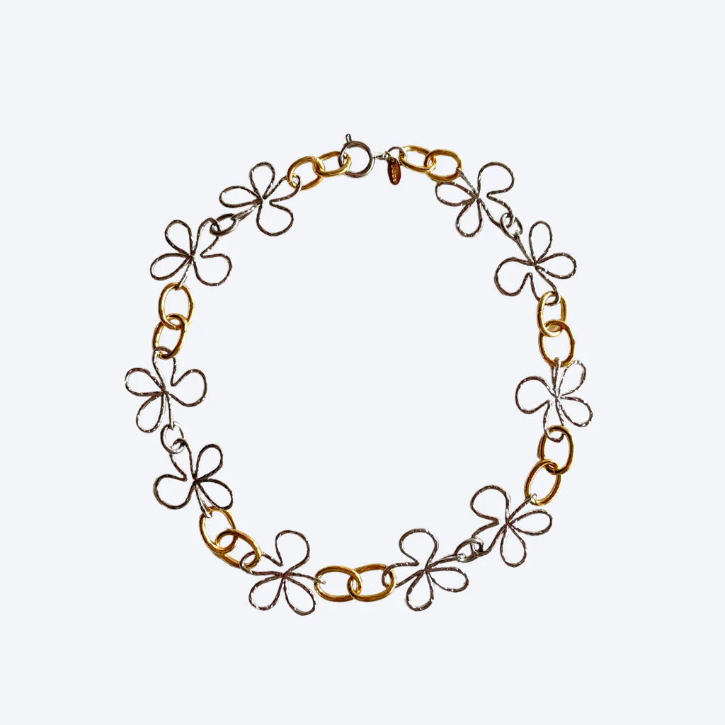 Babs The Label - Bloomed Necklace mixed metals