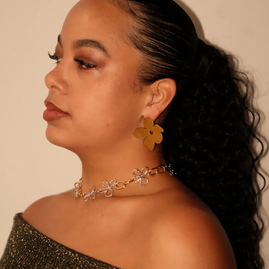 Babs The Label - Bloomed Necklace mixed metals