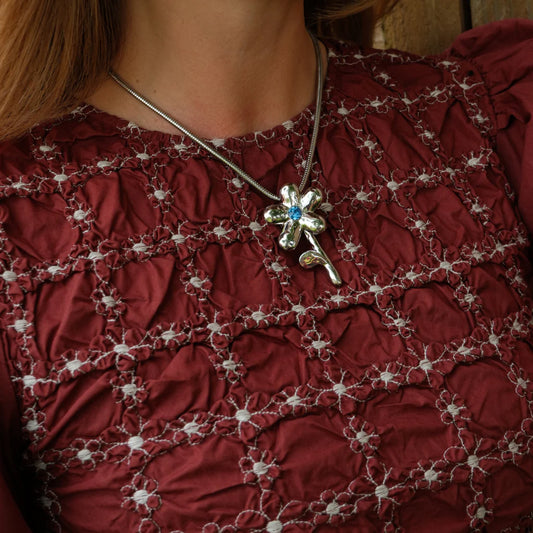 Babs The Label - Blossom Necklace Silver