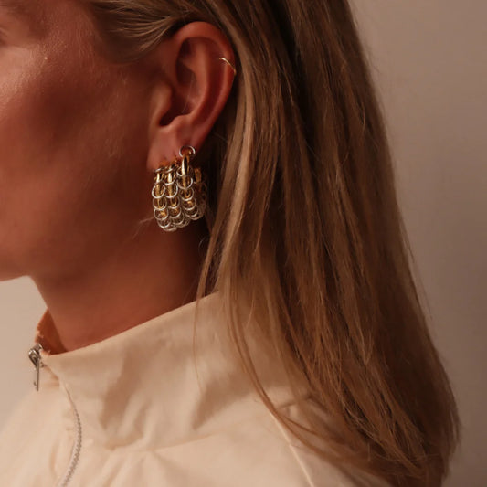 Babs The Label - Mixed Metal Earrings